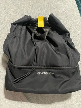 Beyond Yoga Black Convertible Gym Bag